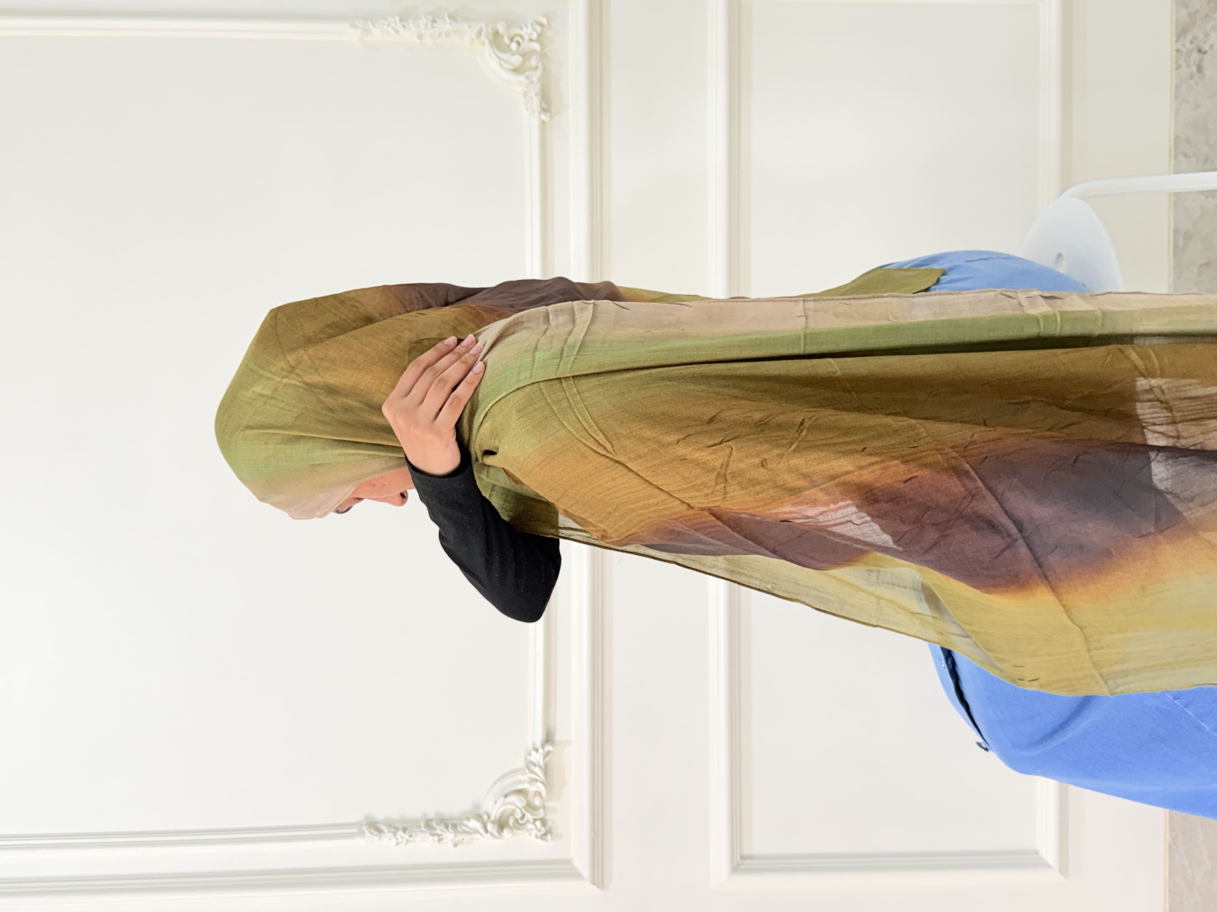 Ombre Olive Hijab preview 2