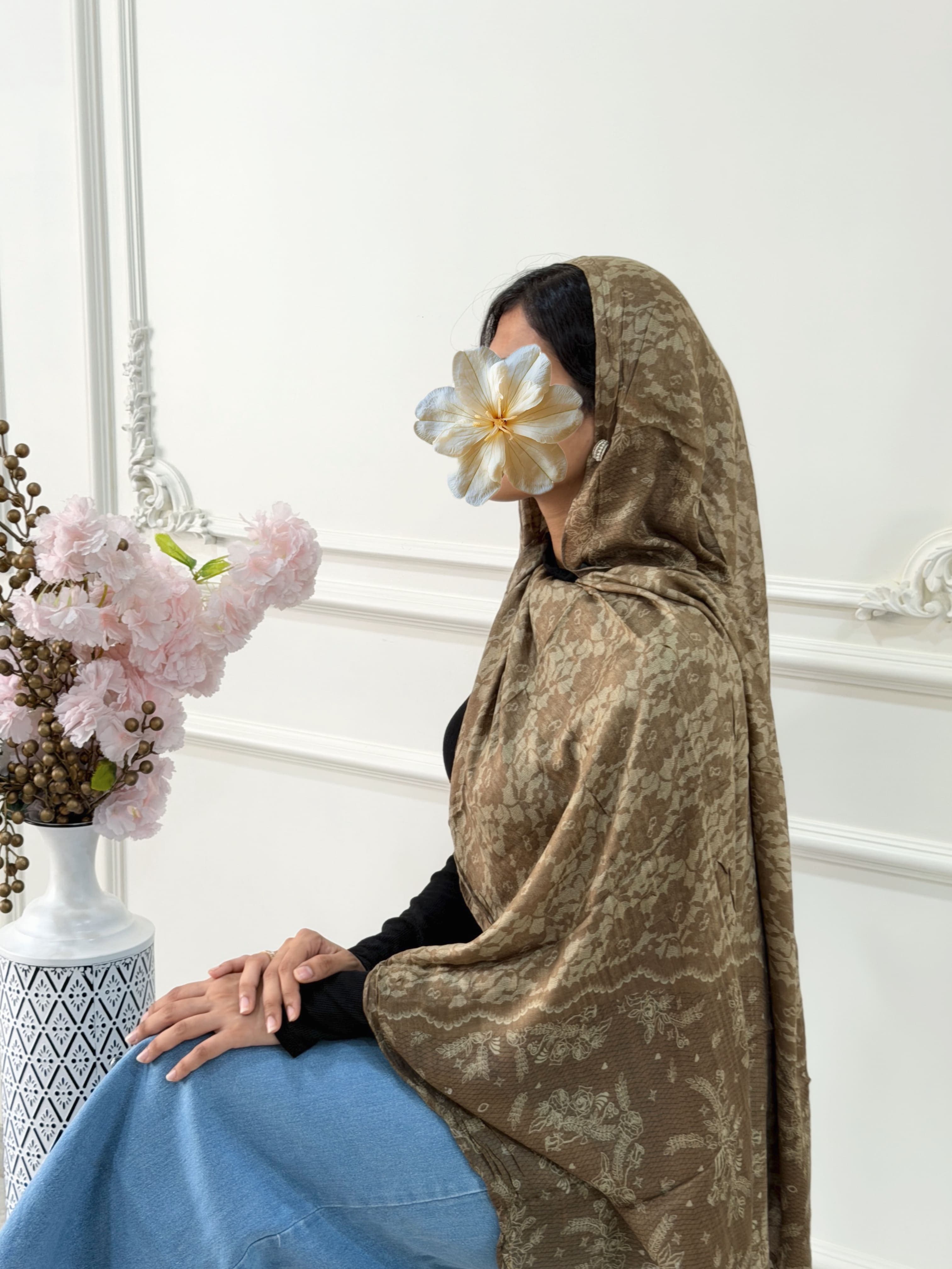 Sage Lace Hijab