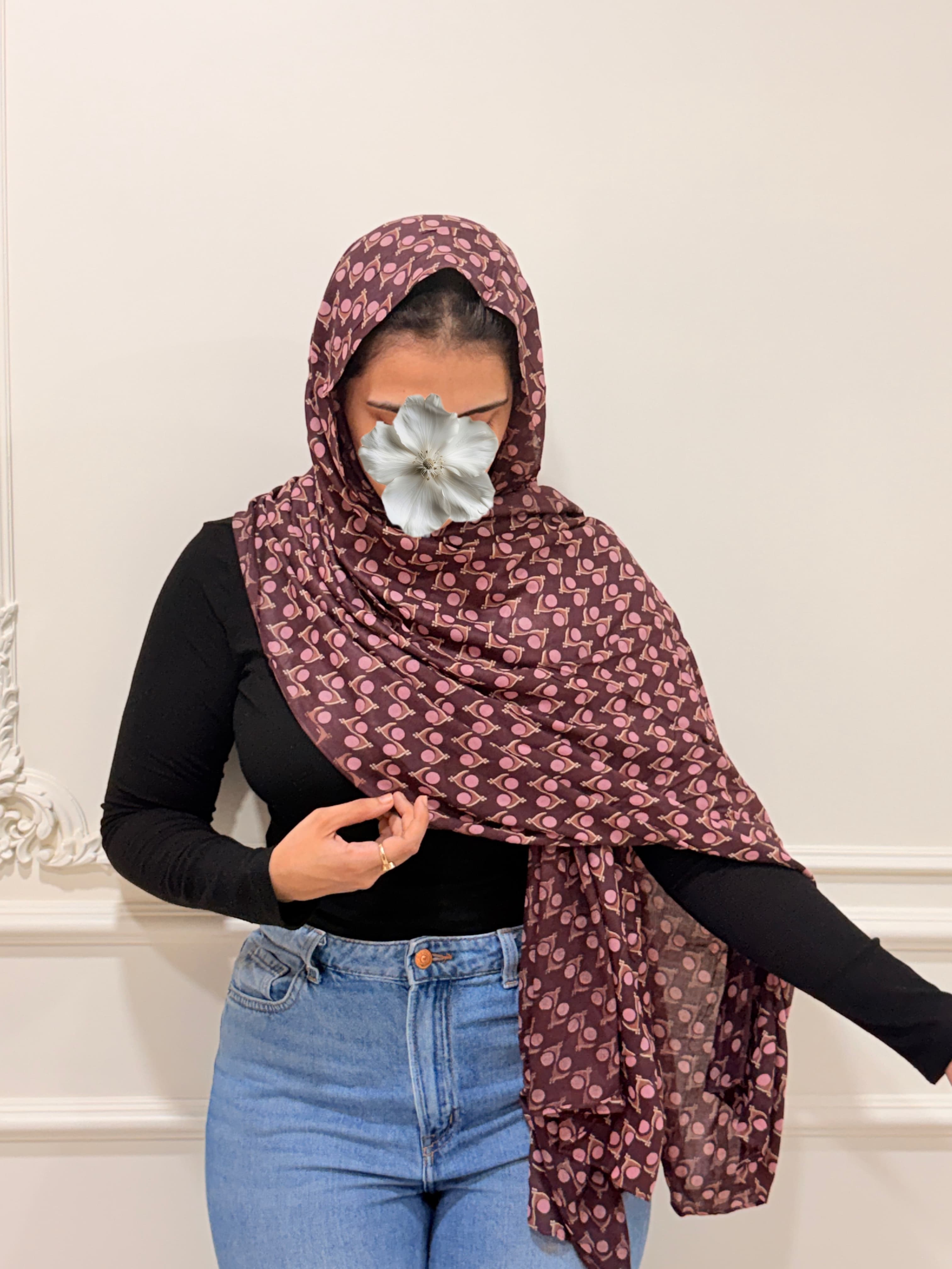 Pink Eclipse Hijab